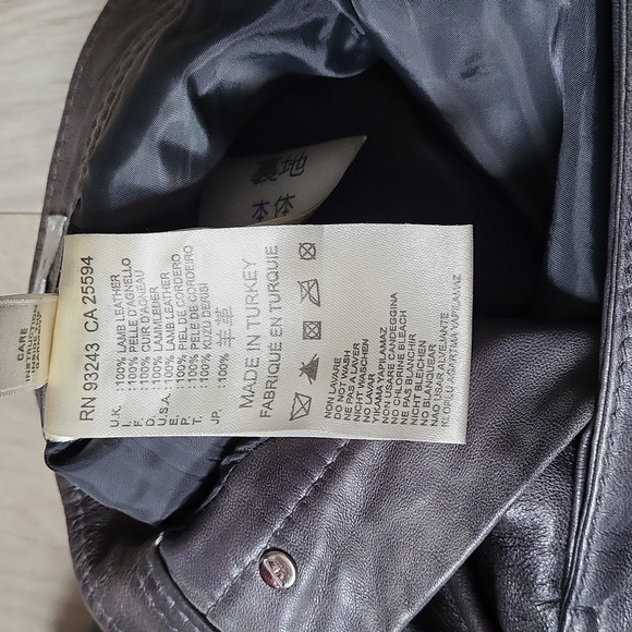 Diesel grey leather pants size 29 - Picture 8 of 9